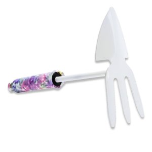 Sacho Combinado 2 Pontas Cabo Decorado Jardinagem Top Garden