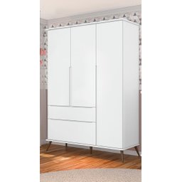 Guarda-roupa Melinda - Branco - Palladium Decor - 1