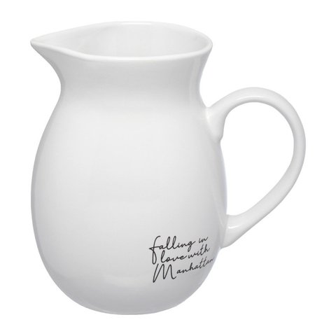 Jarra Manhattan Branca 1L Porcelana Haüskraft JARR025/BR