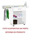 Ver imagem 5 de Tabua De Passar Roupa Gaveta 02 Portas Branca Com Cabideiro PASSE BEM