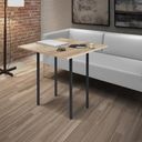 Ver imagem 2 de Mesa Dobrável 4 Lugares Expert Office Preto/Carvalho Montreal