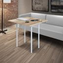 Ver imagem 2 de Mesa Dobrável 4 Lugares Expert Office Branco/Carvalho Montreal