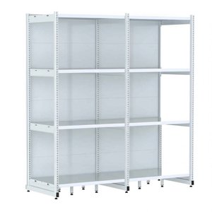 Rack Parede 202 Fit 60 Ate 2 Metros Branco 8 Bandeja Pe Branco