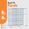 Rack Parede 202 Fit 60 Ate 2 Metros Branco 8 Bandeja Pe Branco - 5