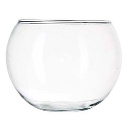 Vaso Tipo Aquário Redondo Vidro 9l Arranjos Ornamentais - 1
