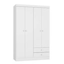Ver imagem 2 de Guarda Roupas Infantil Roupeiro Louise 4 Portas Branco- Mabe Magazine