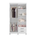 Ver imagem 4 de Guarda Roupas Infantil Roupeiro Louise 4 Portas Branco- Mabe Magazine