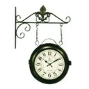 Ver imagem 1 de Relógio Estação Dupla Face Retrô Antigo em Metal