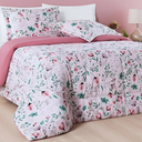 Ver imagem 1 de Edredom Super King 200 Fios Nyla Dupla Face Estampa Exclusiva Luxo Avere:pink