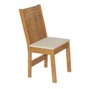 Ver imagem 4 de Conjunto Mesa Luiza Retangular com 6 Cadeiras Paraty Asgard Bege Bagum Bege Freijo