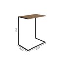 Ver imagem 4 de Mesa Lateral de Apoio Industrial - Carvalho/Preto