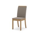 Ver imagem 7 de Conjunto Sala de Jantar Mesa Tampo MDF 4 Cadeiras Fler Espresso Móveis Marrom/Nature/Off White/Bege Escuro