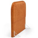 Ver imagem 6 de Cabeceira Cama Box King Estofada Orgânica 195cm Alice W01 Couríssimo Canela - Lyam Decor