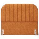 Ver imagem 3 de Cabeceira Cama Box King Estofada Orgânica 195cm Alice W01 Couríssimo Canela - Lyam Decor