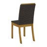Conjunto Sala de Jantar Mesa Tampo MDF 4 Cadeiras Zoe Espresso Móveis - 7
