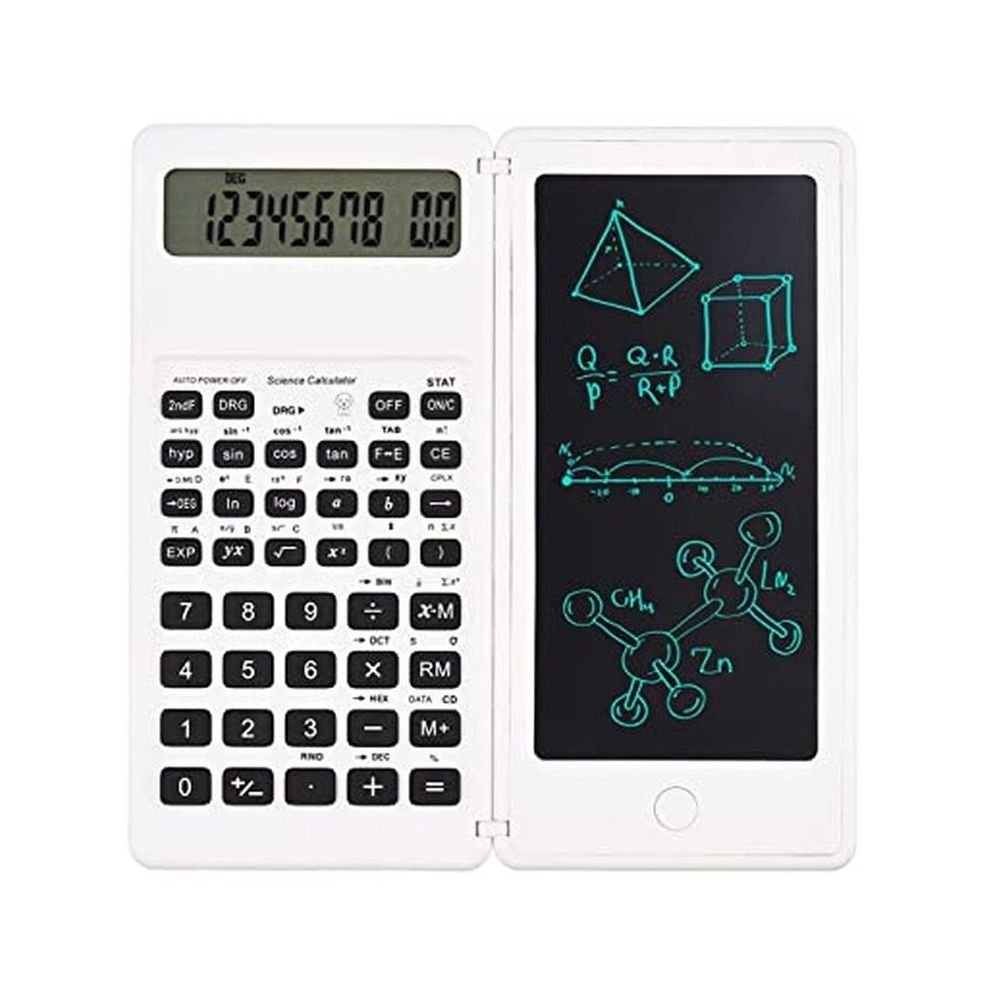 Calculadora com Tablet de Escrita em LCD Branco - Quanhe - 2