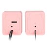 Caixa de Som 2.0 Usb 5v 2x 1w Rosa - Vs-01r - 2