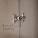 Ver imagem 7 de Guarda Roupa Casal Modulado 3 Peças com Cabeceira 4 Portas 3 Gavetas Milan Yescasa Capuccino/Verde Menta