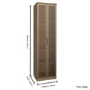 Ver imagem 3 de Guarda Roupa Modulado 02 Porta Vidro 234cm com Prateleira Setiba