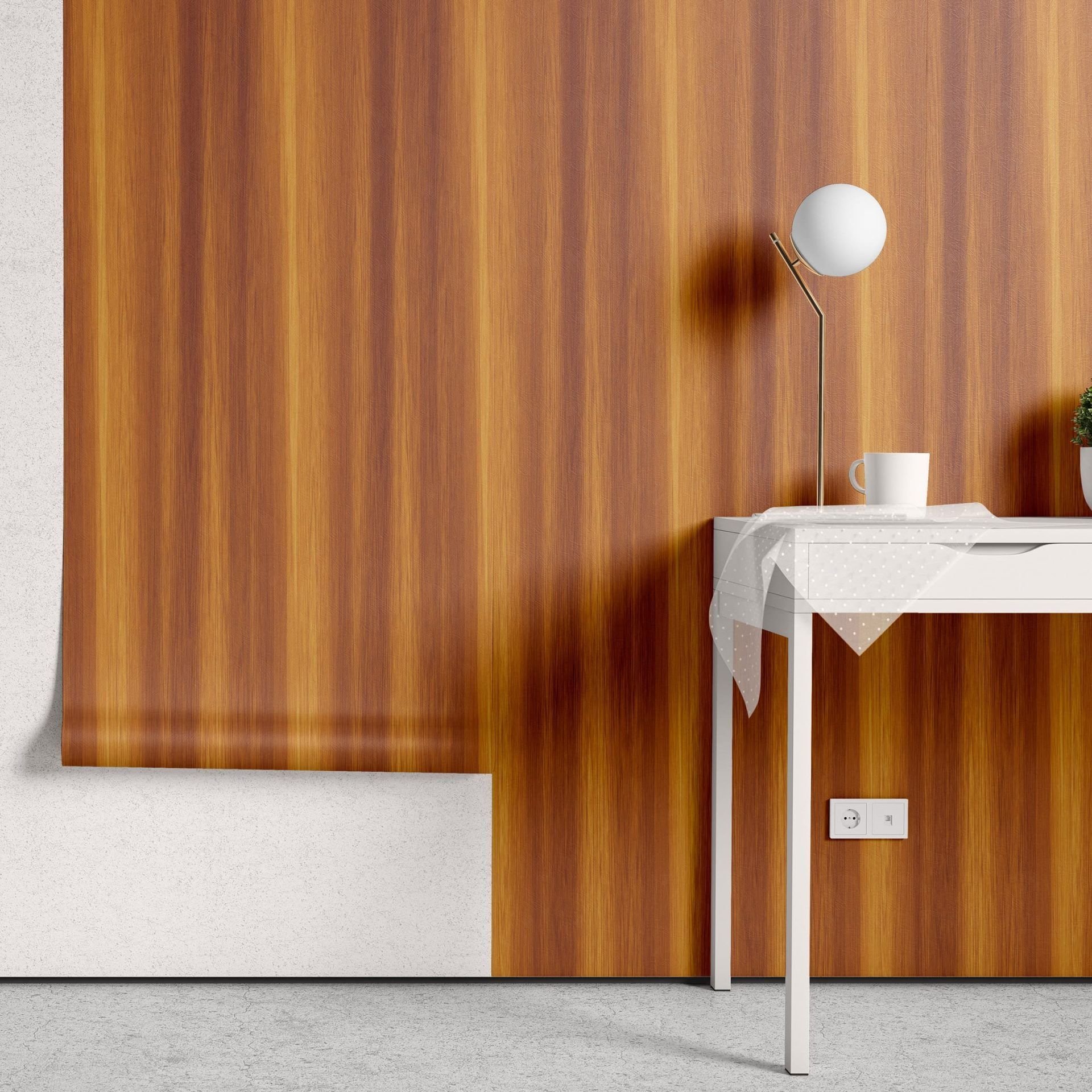 Papel de Parede Adesivo Madeira Rústico Decor 35 - 1