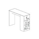 Ver imagem 6 de Bancada de Cozinha Genialflex Romana Porta Adega Preto Fosco