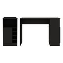 Ver mais imagens de Bancada de Cozinha Genialflex Romana Porta Adega Preto Fosco