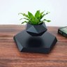 Vaso de Planta Magnetico Flutuante Levitaçao Gravidade Zero Base Hexagonal Flor Suculenta Decoraçao  - 3