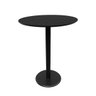 Mesa Lateral Monopé de Laca 30 cm - Preta - 1