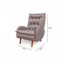 Ver imagem 5 de Poltrona Anatomica Pes De Madeira Eloa 