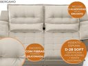 Ver imagem 4 de Sofá Bergamo 2,90m Retrátil e Reclinável Veludocristal Areia - Netsofas