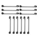 Ver imagem 1 de Barra de Apoio 60cm Aço Inox Kit 12 Unidades Idoso Gestante Cadeirante Deficiente Banheiro Box Acess