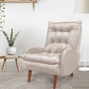 Ver imagem 2 de Poltrona Anatomica Pes De Madeira Eloa