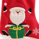Ver imagem 3 de Meia Natalina Papai Noel e Caixa de Presente 25 x 1 x 40 cm - 3119868 - Cromus