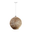 Ver imagem 1 de Luminária Pendente Mabelly em Corda Sisal Natural Palha:branco