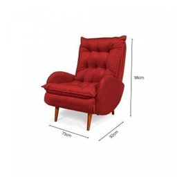 Poltrona Anatomica Pes De Madeira Eloa  - 5
