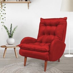 Poltrona Anatomica Pes De Madeira Eloa  - 2