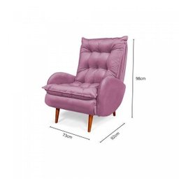 Poltrona Anatomica Pes De Madeira Eloa  - 5