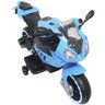Mini Moto Elétrica Triciclo Criança Infantil Bateria 6V Luz Som Brinqway Bw-127 Azul Bivolt - 2
