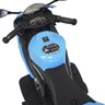 Mini Moto Elétrica Triciclo Criança Infantil Bateria 6V Luz Som Brinqway Bw-127 Azul Bivolt - 5