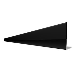 Veda Porta Borracha Pvc Slim C/ Fita Adesiva 1,30mt Cores::preto