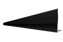 Ver imagem 1 de Veda Porta Borracha Pvc Slim C/ Fita Adesiva 1,30mt Cores::preto