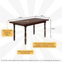 Ver imagem 3 de Mesa de Jantar 160cm Multimóveis Cr20278