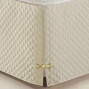 Ver imagem 5 de Saia Box Casal King Creme Matelassado Serve para Cama Baú