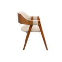 Ver imagem 3 de Cadeira Versalhes Estofada com Encosto Anatômico Luxo Decorativo Tecido:linho Dourado:linho Dourado