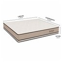 Ver imagem 3 de Colchão King Life Sleep Ii Espuma D28 193x203x25cm Bege