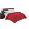 Coberdrom Manta E Sherpa Edredom Felpudo Queen Grosso:VERMELHO - 1