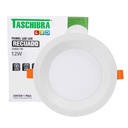 Ver imagem 2 de Kit 3 Painel de Led Redondo Embutir Recuado 12w Bivolt Taschibra 4000k Neutro