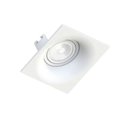 Ver imagem 1 de Kit 3 Spots Embutir Sand Mr16 Quadrado Branco Save Energy