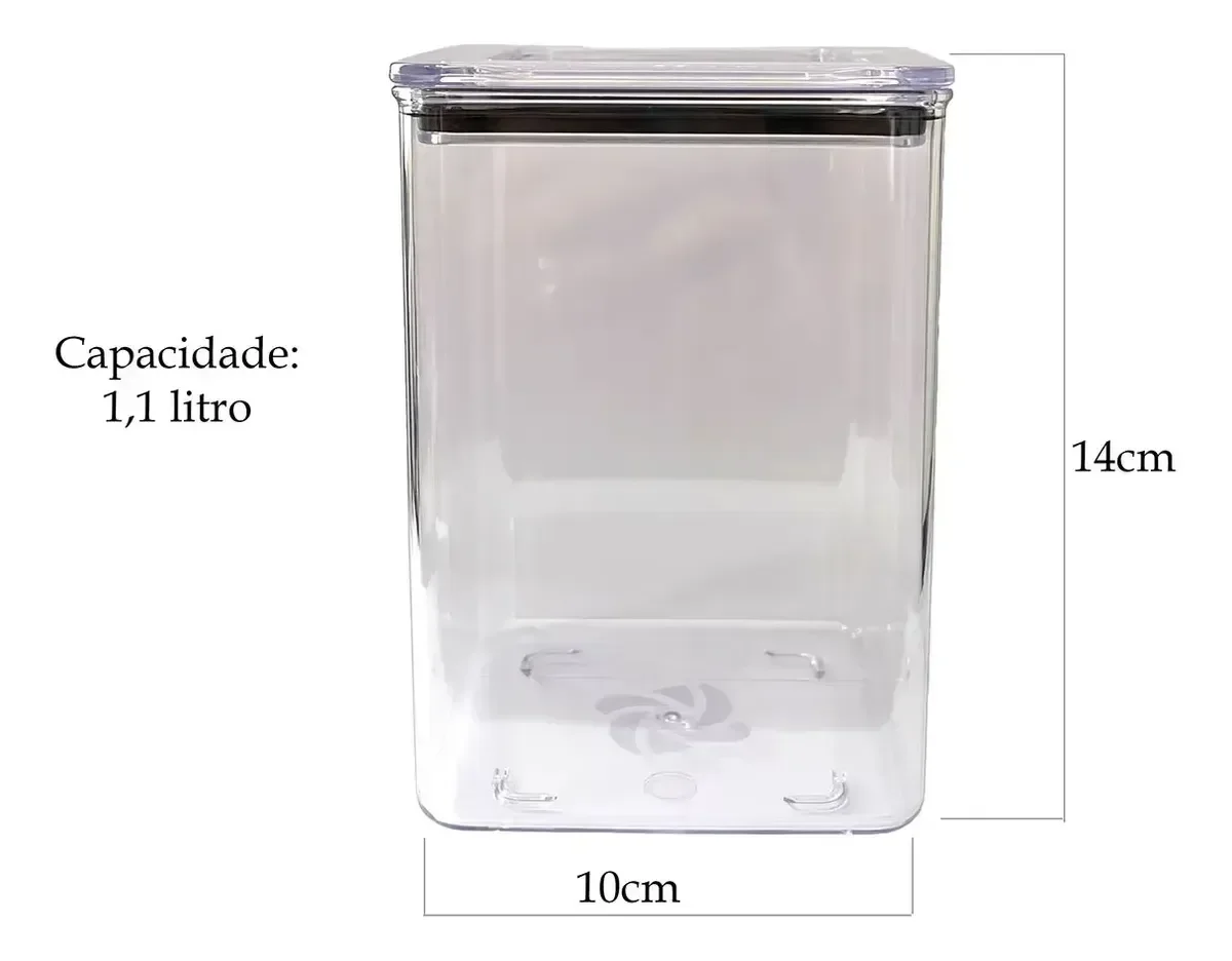 Ver imagem 3 de Pote Hermético Medio Vitahome