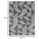 Ver imagem 5 de Tapete Para Sala Oásis Jazz 100x150 Com Relevo Estampa des 06 minerio
